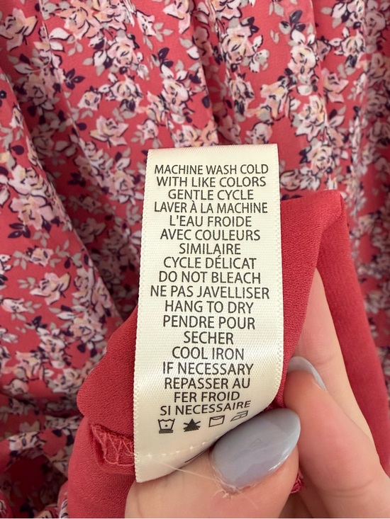 Max Studio Floral Smocked Midi Dress - Size L - Picture 11 of 12